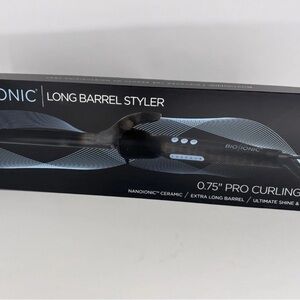 Bio Ionic Long Barrel Styler 0.75" Pro Curling Iron
